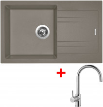 Sinks LINEA 780 N Truffle+VITALIA  
